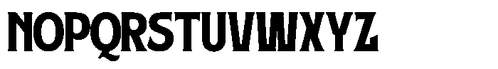 Dusborne Vintage Regular Font UPPERCASE