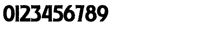 Dusborne Vintage Rough Font OTHER CHARS