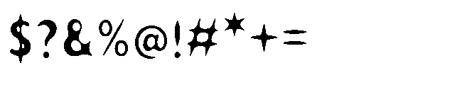 Dusk Fortwick Font OTHER CHARS