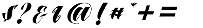 Dustine Script Italic Font OTHER CHARS