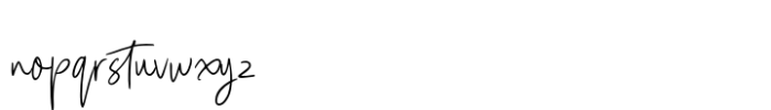 Dusty Wish Font LOWERCASE