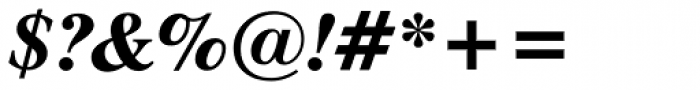 Dutch 801 ExtraBold Italic Font OTHER CHARS