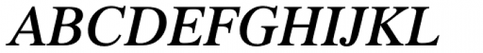 Dutch 801 SemiBold Italic Font UPPERCASE