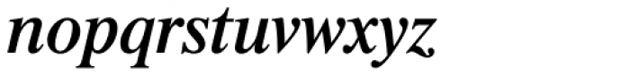 Dutch 801 SemiBold Italic Font LOWERCASE