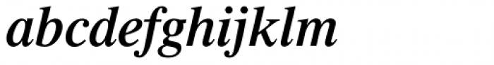 Dutch 801 Std Semi-Bold Italic Font LOWERCASE