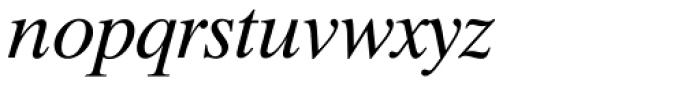 Dutch 801 WGL Italic Font LOWERCASE