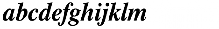 Dutch 801 WGL4 Bold Italic Font LOWERCASE