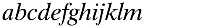 Dutch 801 WGL4 Italic Font LOWERCASE