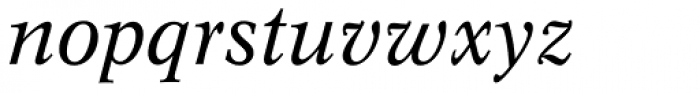 Dutch 809 Italic Font LOWERCASE