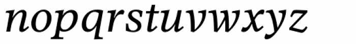 Dutch 811 Italic Font LOWERCASE