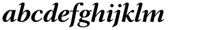 Dutch 823 Bold Italic Font LOWERCASE