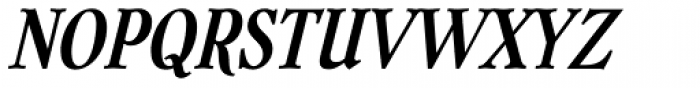 Dutch Mediaeval Cond Bold Italic Font UPPERCASE