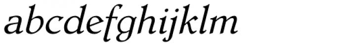 Dutch Mediaeval Italic Pro Font LOWERCASE