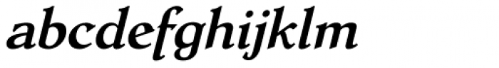 Dutch Mediaeval Pro ST Bold Italic Font LOWERCASE
