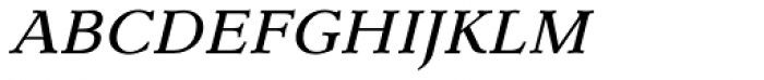 Dutch Mediaeval SCOsF Italic Font LOWERCASE