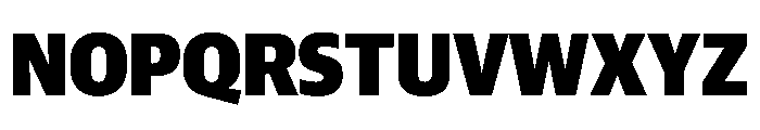 Duplex Sans Black Font UPPERCASE