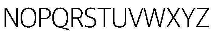 Duplex Sans Light Font UPPERCASE