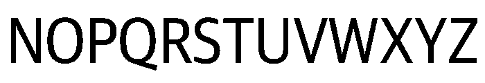 Duplex Sans Regular Font UPPERCASE