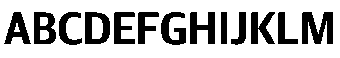 Duplex Sans Semibold Font UPPERCASE