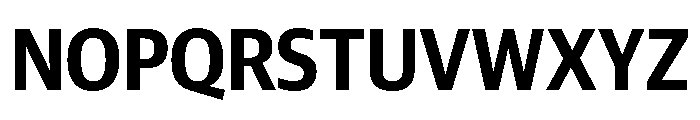 Duplex Sans Semibold Font UPPERCASE
