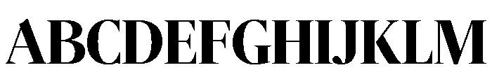 Duplex Serif Bold Font UPPERCASE