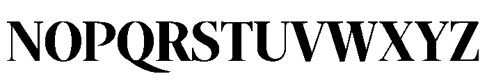 Duplex Serif Bold Font UPPERCASE