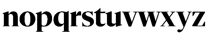 Duplex Serif Bold Font LOWERCASE