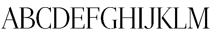 Duplex Serif Light Font UPPERCASE