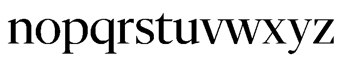 Duplex Serif Regular Font LOWERCASE