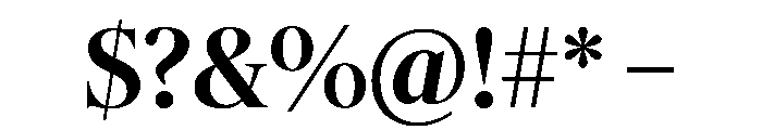 Duplex Serif Semibold Font OTHER CHARS