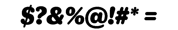 Duplicate Round Black Italic Font OTHER CHARS