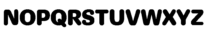 Duplicate Round Black Font UPPERCASE