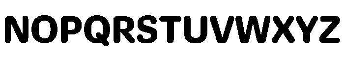 Duplicate Round Bold Font UPPERCASE