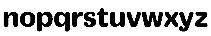 Duplicate Round Bold Font LOWERCASE