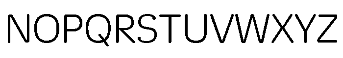 Duplicate Round Light Font UPPERCASE