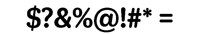 Duplicate Round Medium Font OTHER CHARS