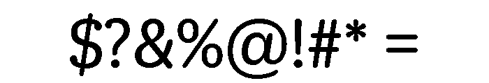 Duplicate Round Regular Font OTHER CHARS