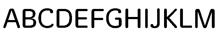Duplicate Round Regular Font UPPERCASE