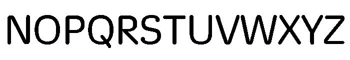 Duplicate Round Regular Font UPPERCASE