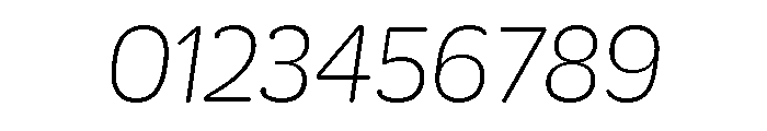Duplicate Round Thin Italic Font OTHER CHARS