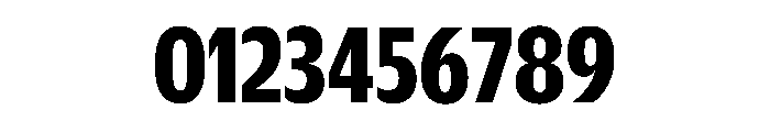 Duplicate Sans Condensed Bold Font OTHER CHARS