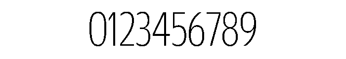 Duplicate Sans Condensed Thin Font OTHER CHARS