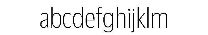 Duplicate Sans Condensed Thin FONT