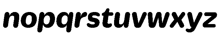 Duplicate Soft Bold Italic Font LOWERCASE