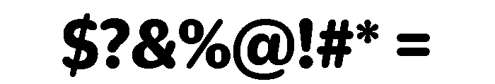 Duplicate Soft Bold Font OTHER CHARS