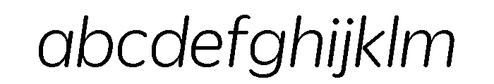Duplicate Soft Light Italic FONT