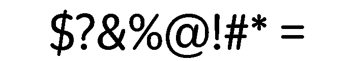 Duplicate Soft Regular Font OTHER CHARS
