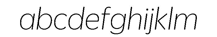 Duplicate Soft Thin Italic FONT