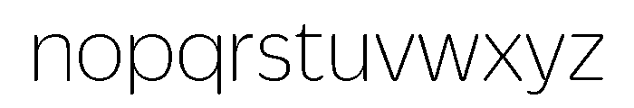 Duplicate Soft Thin Font LOWERCASE