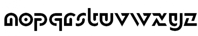 Dublon Regular Font LOWERCASE
